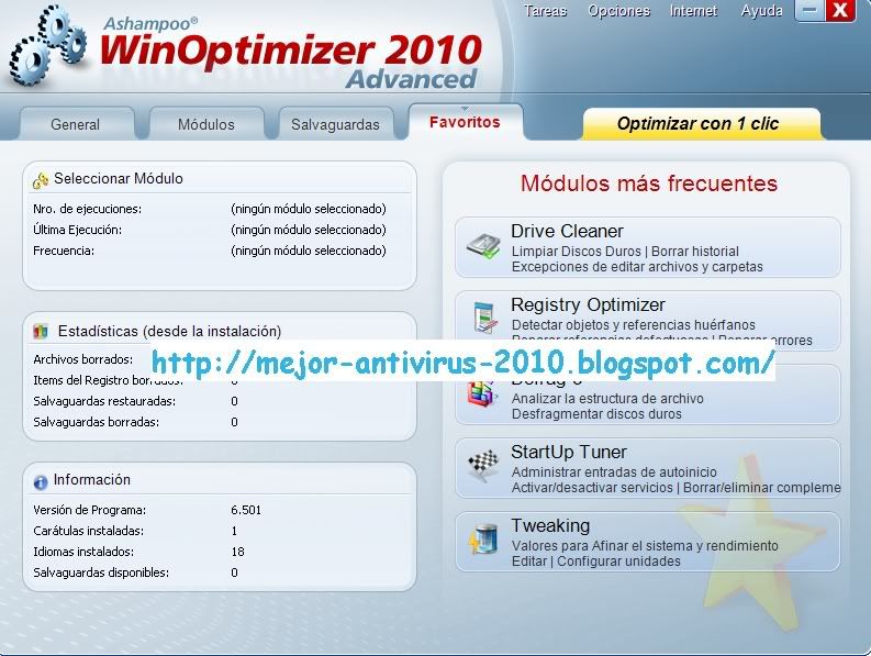 Este software es un conjunto de herramientas completo que ofrece todo lo necesario para limpiar, optimizar, ajustar y administrar su PC.