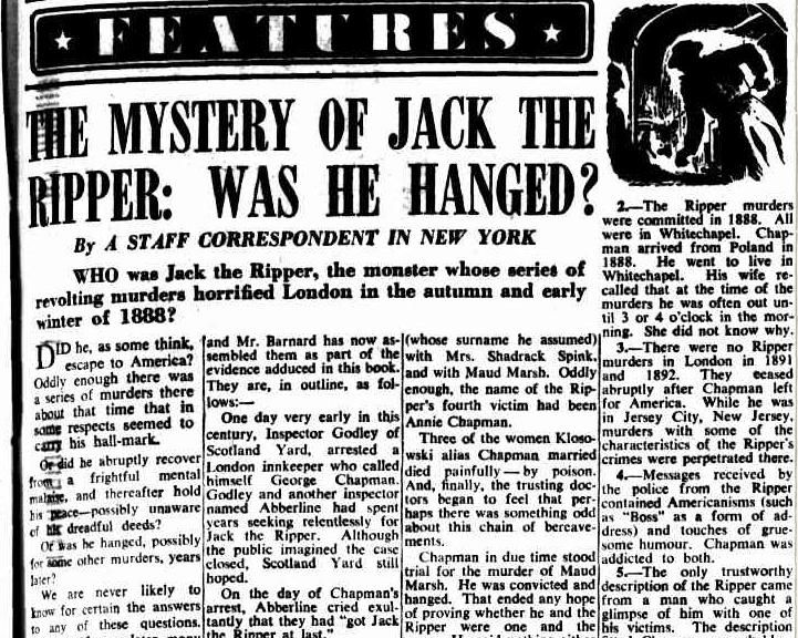 why was jack the ripper never why was jack the ripper never