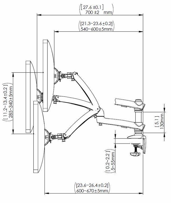 Apple Screen Mount Dimensions