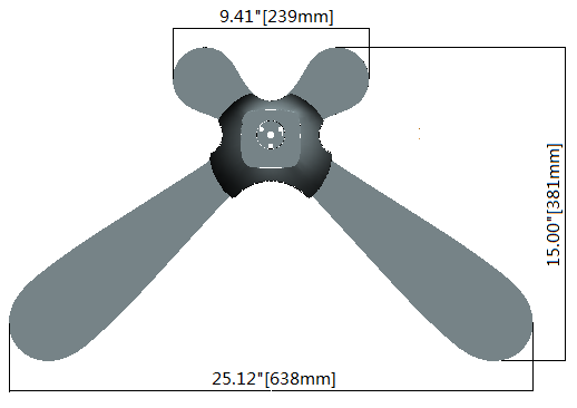 Free Standing Base Dimensions - Big