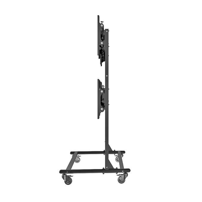 Micro-Adjustable Mobile Video Wall Cart For 46inch~60inch (2x2)