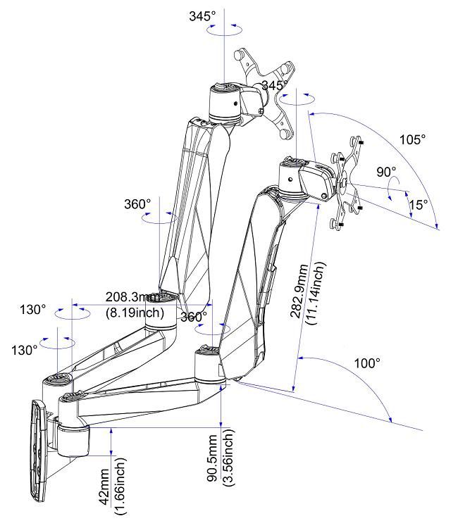 MW-CDSA2 dimensions