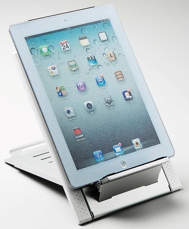 Universal Portable Stand for iPad, Tablets and Laptops - White photo OP-EGNB-W_1-656_zps4e382ec6.jpg