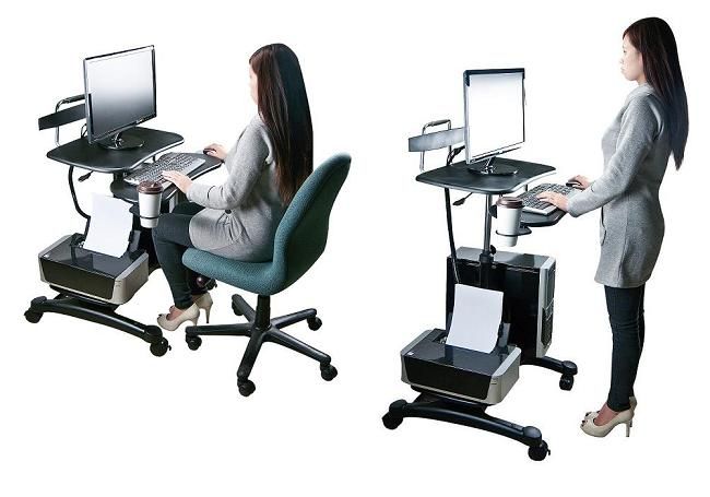 Cotytech Ergonomic Sit Stand Computer Desk