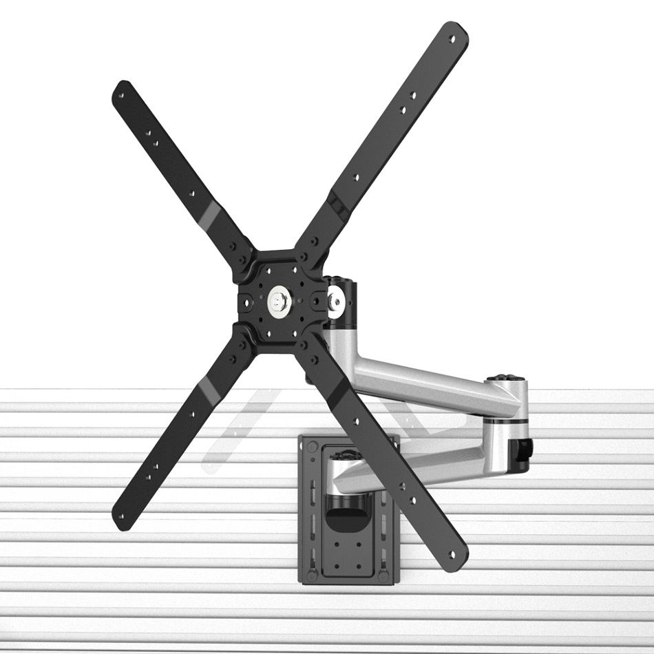 TV Slatwall Mount - Quick Release 32 â€“ 50â€ Rotating & Double Arm