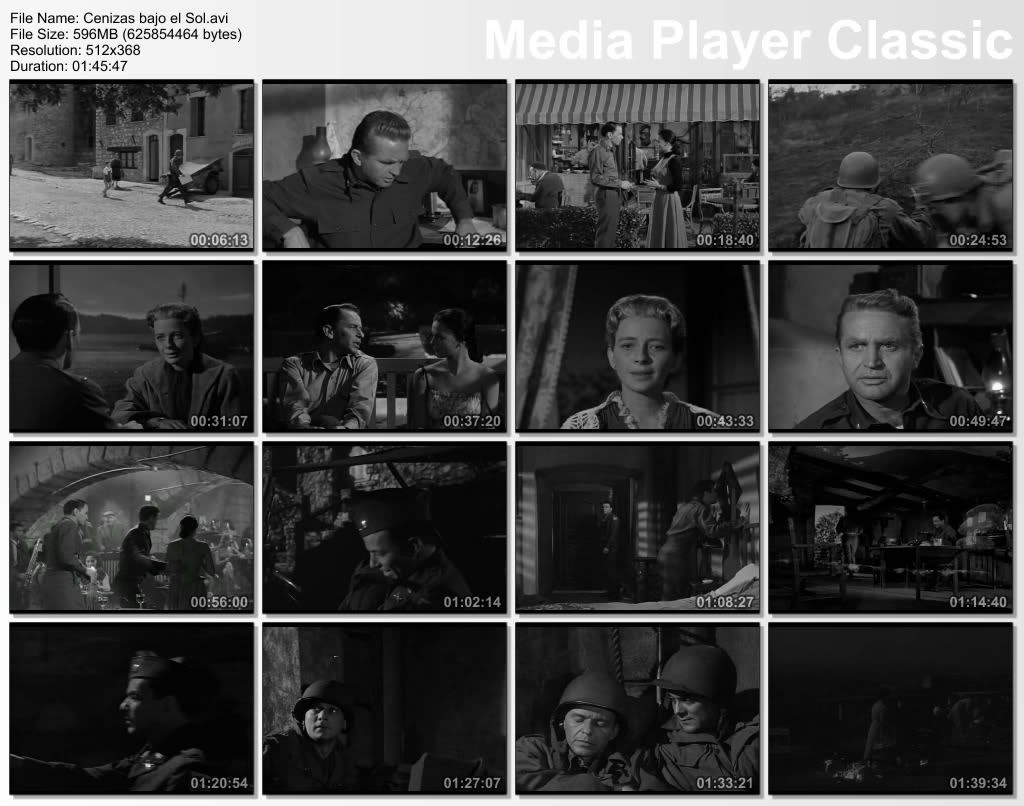 cenizasbajosolcapturasl - Cenizas bajo el sol (1958) [DvdRip] [Esp] [Bélica]