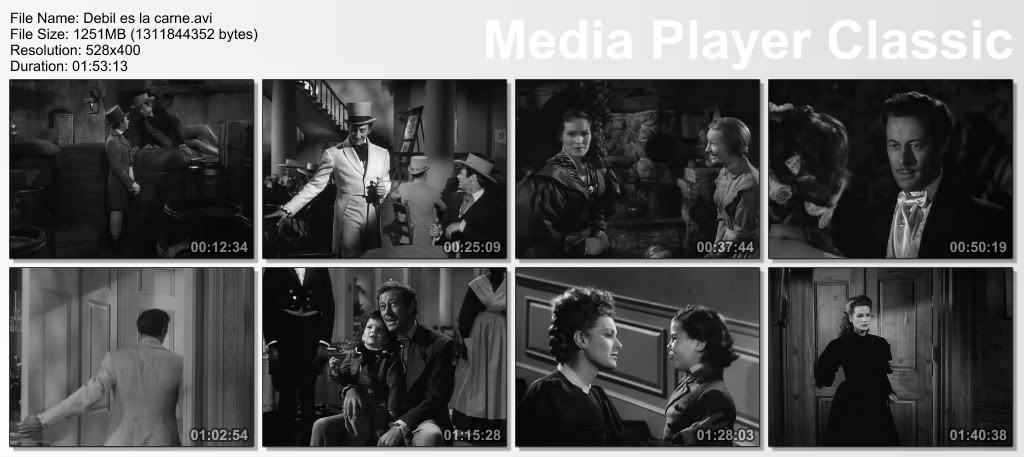 debileslacarnecapt - Débil es la carne (1947) [DvdRip] [Dual Esp/Ing] [Drama]