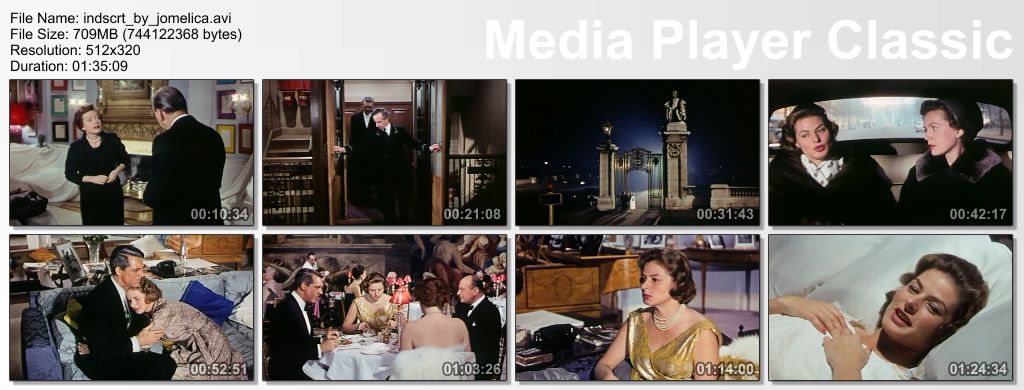 indiscretacapt zpsd7be091f - Indiscreta (1958) [DvdRip] [Español] [Comedia Romántica]