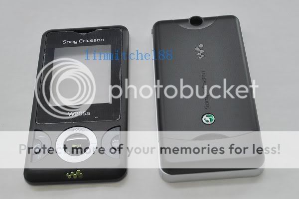 package housing set x1 compatible with sony ericsson w205 side button 